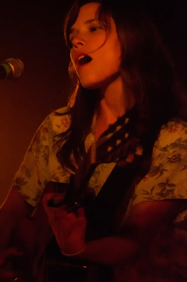 Dana Falconberry live in concert, photo 4 by Jim Gilbert